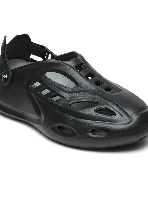 GC-4019B Black Men's Clogs