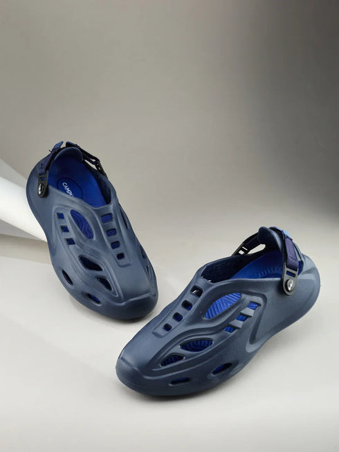 GC-4019B Navy Men's Clogs