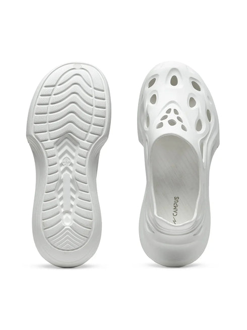 GC-4024 White Men's Clogs