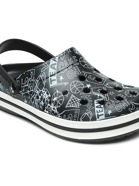 GC-4025 Black Men's Clogs