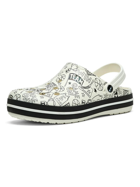 GC-4025 Off White Men's Clogs