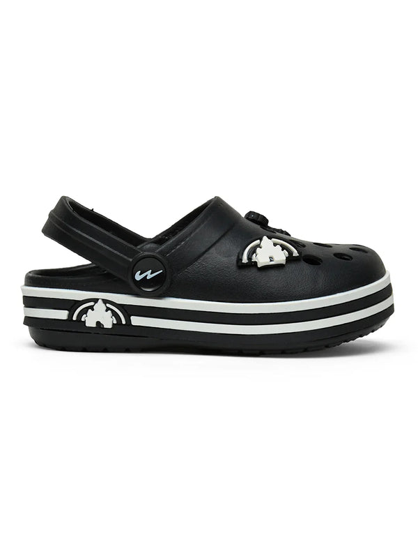 GC-9001K Black Kid's Clogs