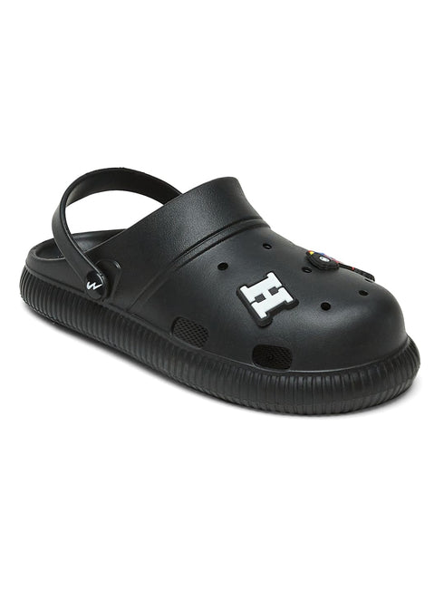GC-9002C Black Child Clogs