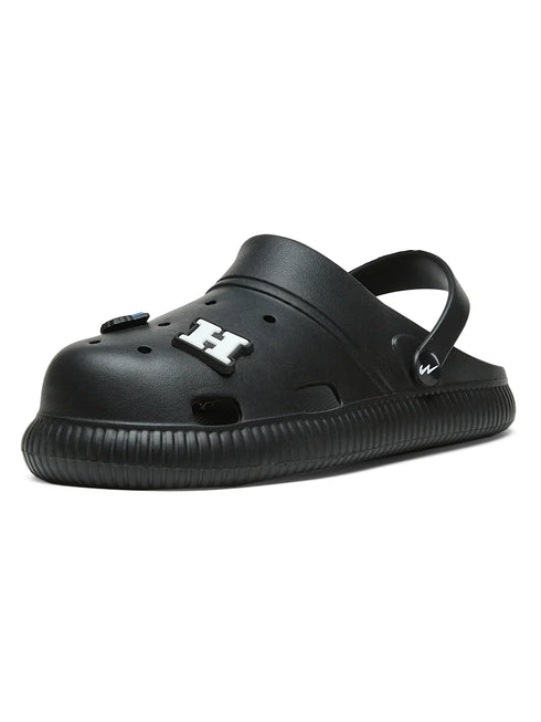 GC-9002C Black Child Clogs