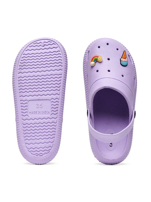 GC-9002C Purple Child Clogs