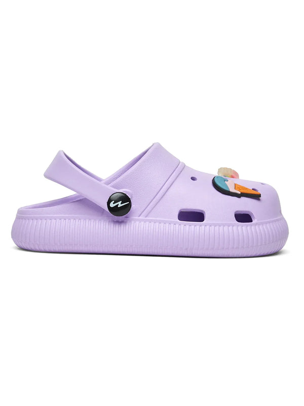 GC-9002K Purple Kid's Clogs