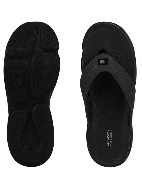 SL-405A Black Men's Flip Flops