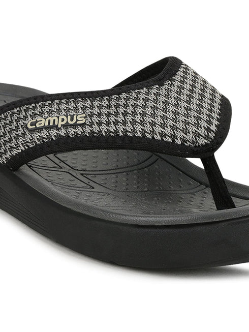 SL-406 Black Men's Flip Flops