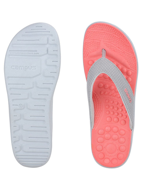 SL-411L-A Grey Women's Flip Flops