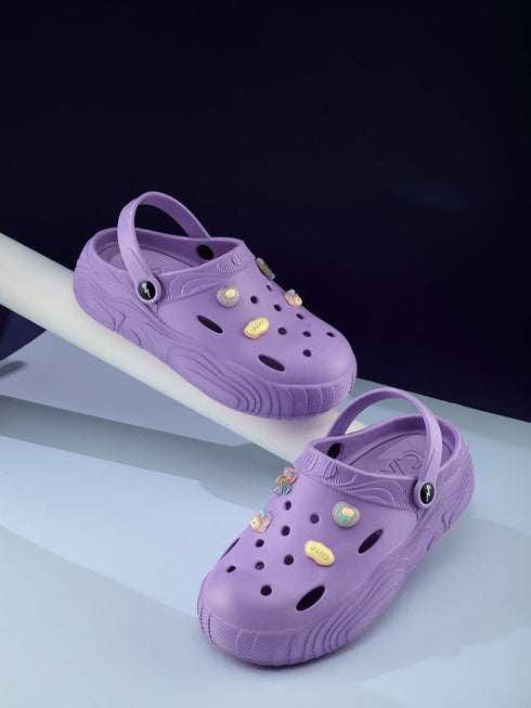 GCW-7003 Purple Women's Clogs