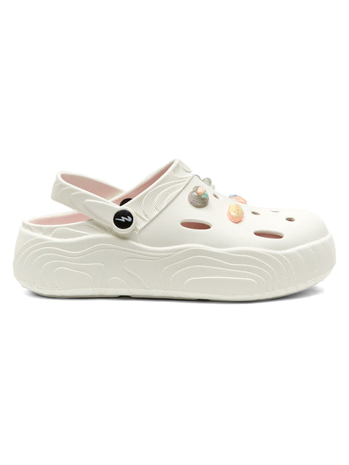 GCW-7003 White Women's Clogs