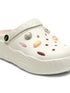 GCW-7003 White Women's Clogs