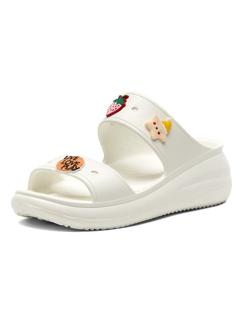 GCW-7004 White Women's Clogs