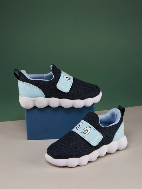 GIBSN Navy Kids Walking Shoes