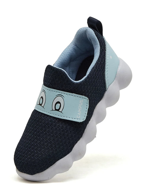 GIBSN Navy Kids Walking Shoes