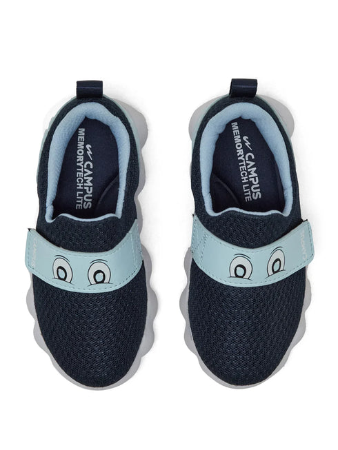 GIBSN Navy Kids Walking Shoes