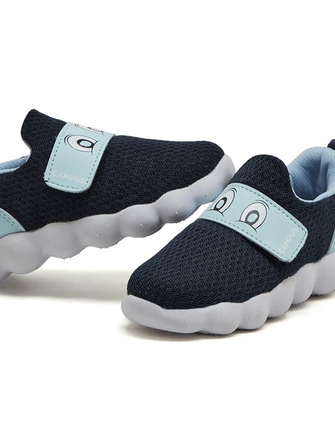 GIBSN Navy Kids Walking Shoes