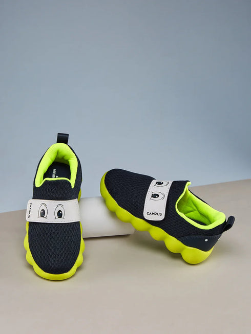 GIBSN Navy Kids Walking Shoes