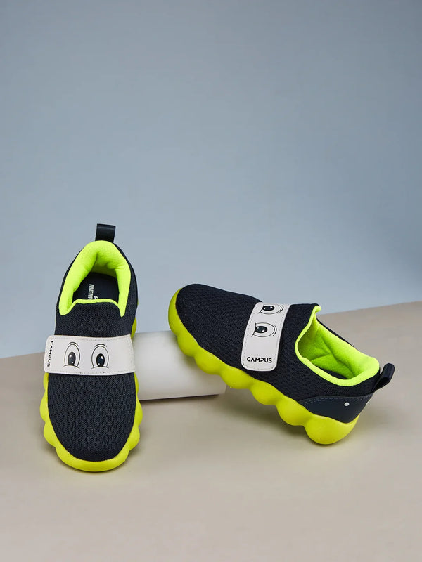 GIBSN Navy Kids Walking Shoes