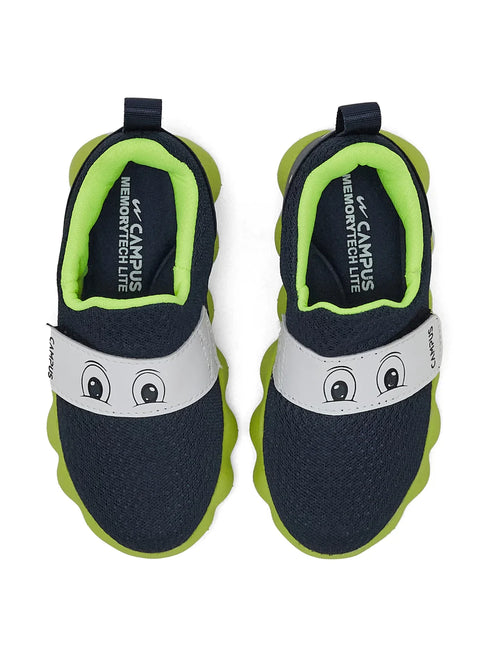 GIBSN Navy Kids Walking Shoes