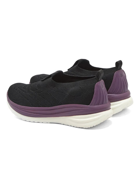 GLIMO Black Women's Walking Shoes