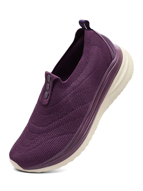 GLIMO Purple Women's Walking Shoes