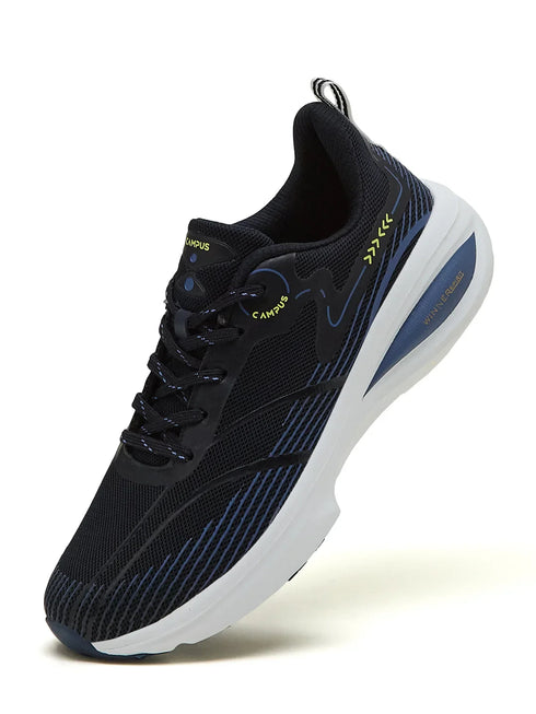 GLITCH Navy Men's Running Shoes