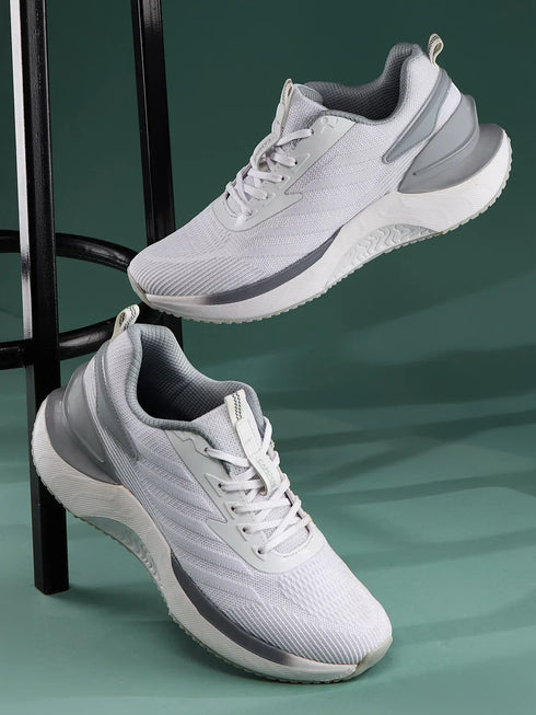 GLOAM White Men's Running Shoes