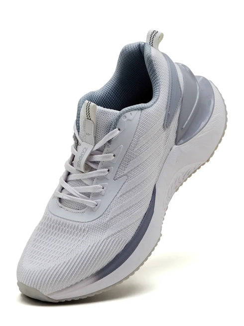 GLOAM White Men's Running Shoes
