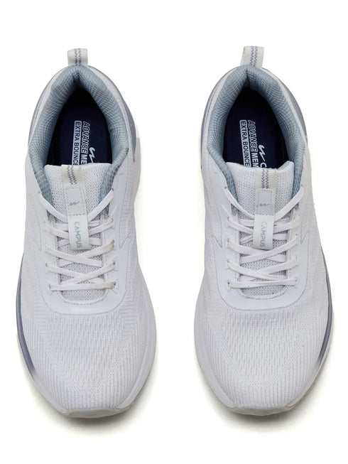 GLOAM White Men's Running Shoes