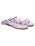 GNIST Lavender Tie up Flat Sandal
