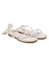 GNIST White Tie up Flat Sandal