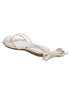 GNIST White Tie up Flat Sandal