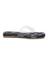 GNIST Clear Cross Strap Black Flats
