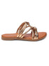 GNIST Arabic Strappy Slip on Copper Flats