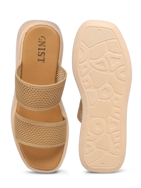 GNIST Flatform Beige Platform heels