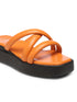 GNIST Cushioned Strap Flatform Orange Platform heels