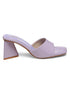 GNIST Lavender Chuncky Patent Block Heel