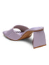 GNIST Lavender Chuncky Patent Block Heel