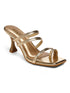 GNIST Gold Multi Strap Stilettos Heel