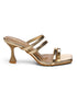 GNIST Gold Multi Strap Stilettos Heel