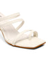 GNIST White Multi Strap Stilettos Heel