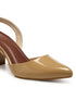 GNIST Classic Pumps Beige Block Heels