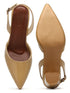 GNIST Classic Pumps Beige Block Heels