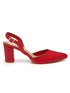 GNIST Classic Pumps Red Block Heels