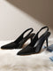 GNIST Pointed Pumps Black Stiletto Heels