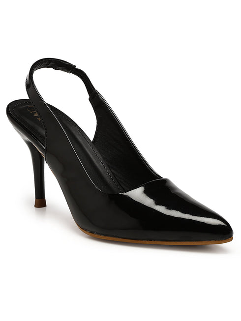 GNIST Pointed Pumps Black Stiletto Heels