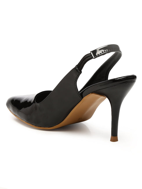 GNIST Pointed Pumps Black Stiletto Heels