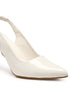 GNIST Pointed Pumps White Stiletto Heels