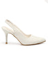 GNIST Pointed Pumps White Stiletto Heels